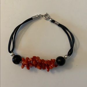 red stones simple bracelet ❤️